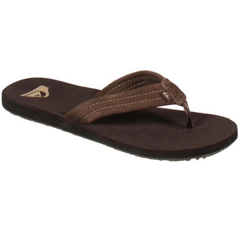 Quiksilver | Carver Suede Core Sandal - Dark Brown, Size 8, NWT